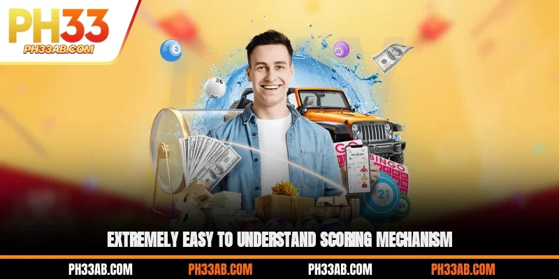 Extremely easy to understand scoring mechanism