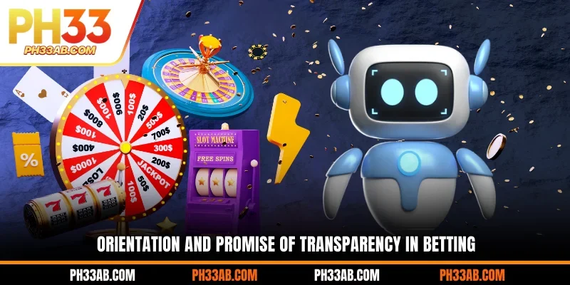 Orientation and promise of transparency in betting