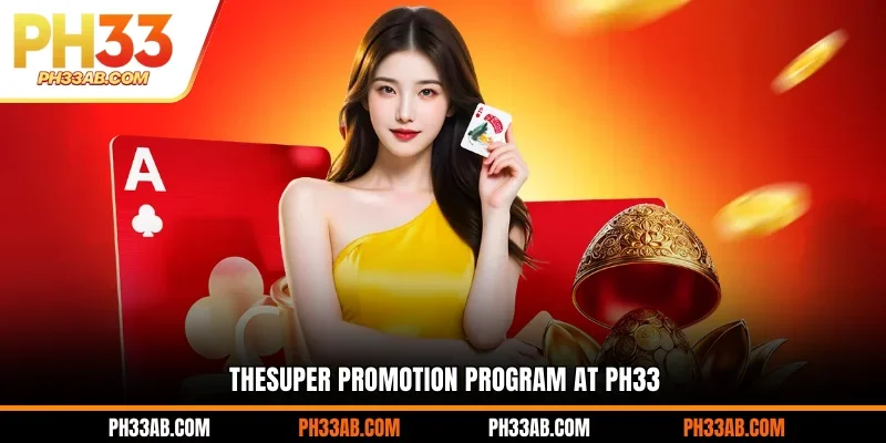 The Super promotion program at PH33 Casino